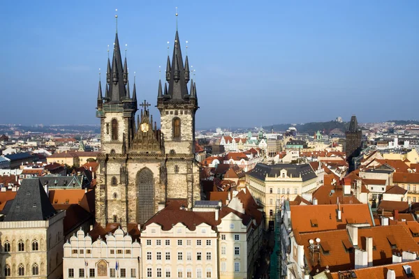 Старый город в Праге, Чехия — стоковое фото