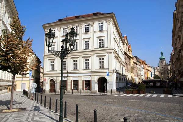 Praga calle del casco antiguo —  Fotos de Stock