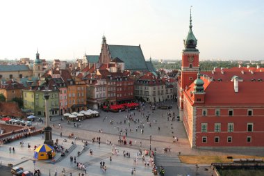 Old Town in Warsaw clipart