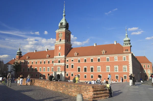 在华沙，波兰的皇家城堡 — 图库照片