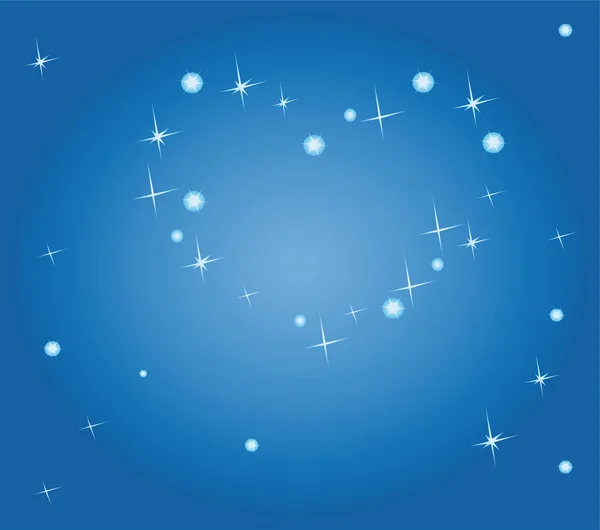Altında aşk takımyıldızı — Stok fotoğraf