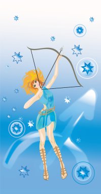 Sagittarius(sign of zodiac) clipart