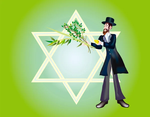Jüdische Feiertag von Sukkot-festival — Stockfoto