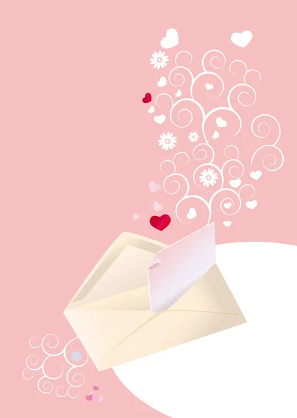 Carta de amor — Fotografia de Stock