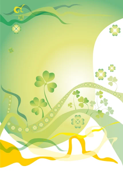 St. patrick 's day grüner Hintergrund — Stockfoto