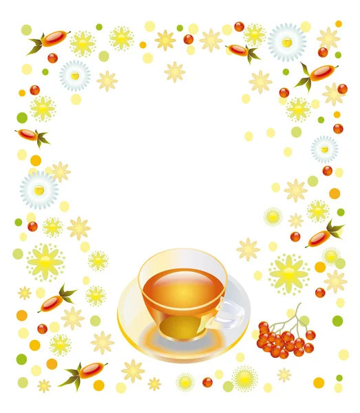 Cup with vitamin drink — Stock Photo, Image