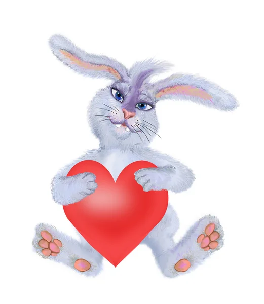 Bli galen från kärlek mars kanin — Stockfoto