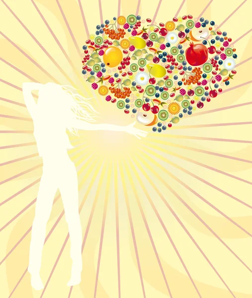 Vitamine für die gesunde Lebensweise — Stockfoto