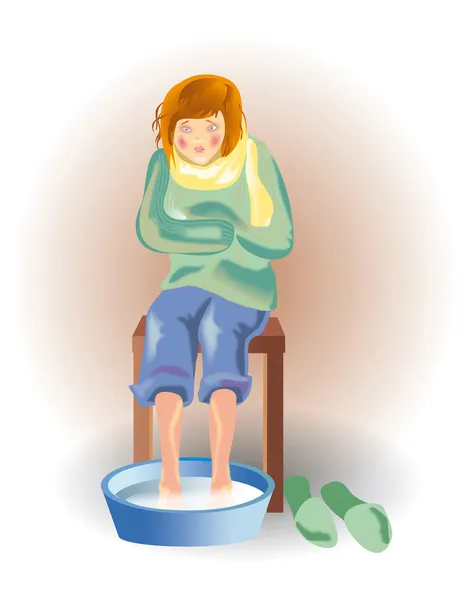 Treatment of cold — Stock Photo, Image