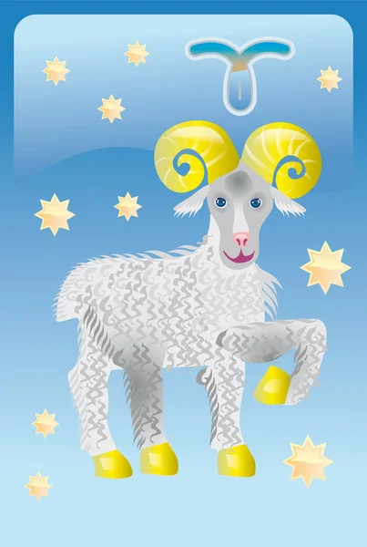 Aries(sign of zodiac) — Stock Photo, Image