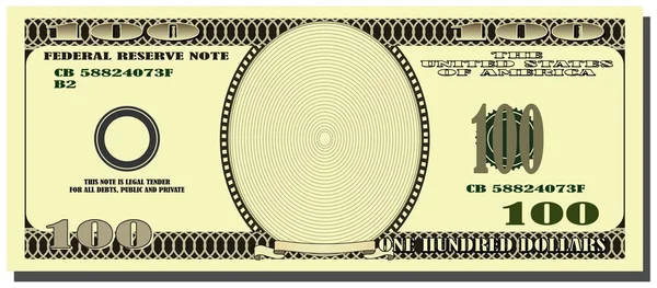 Dollaro americano . — Vettoriale Stock
