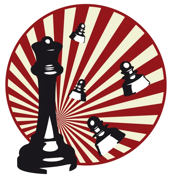 Шахи ілюстрація — стоковий вектор