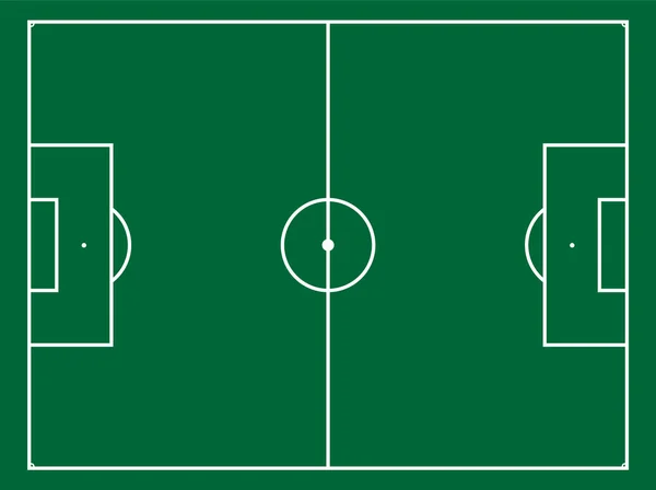 Terrain de football sans rayures — Image vectorielle