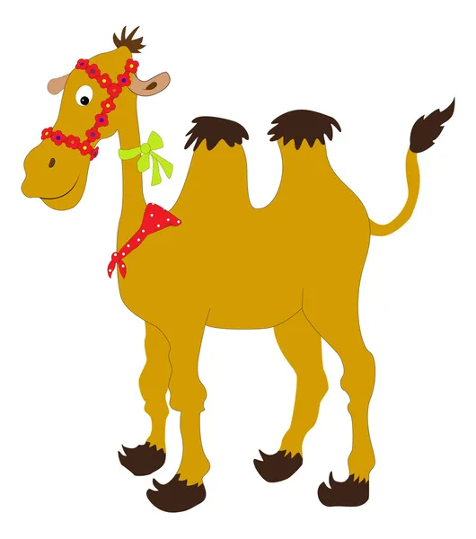 Dessin animé chameau — Image vectorielle