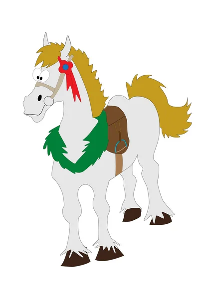 Cartoon Horse — Stock Vector