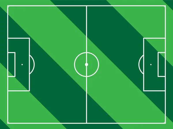 Terrain de football doublé — Image vectorielle