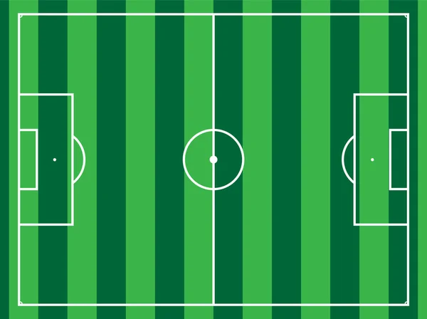 Облицьований футбольне поле — стоковий вектор