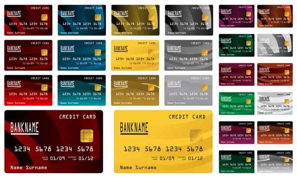 Cartões de crédito Ilustrações De Bancos De Imagens Sem Royalties