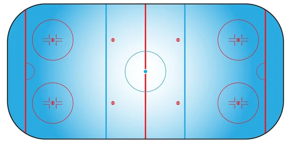 stock vector Hockey field