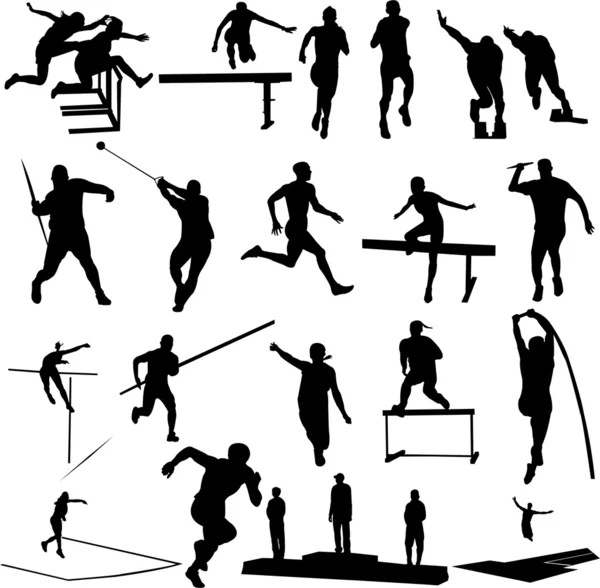 Atletismo — Archivo Imágenes Vectoriales