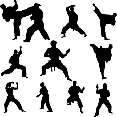 Karate clipart