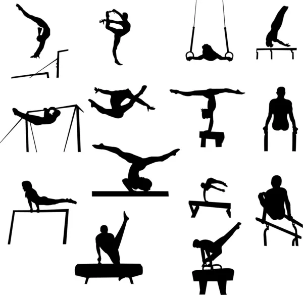 Gymnastiek — Stockvector