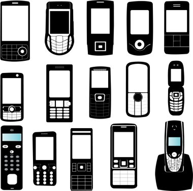 Mobile phone clipart