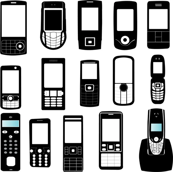 Teléfono móvil — Archivo Imágenes Vectoriales