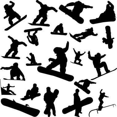 Snowboard clipart