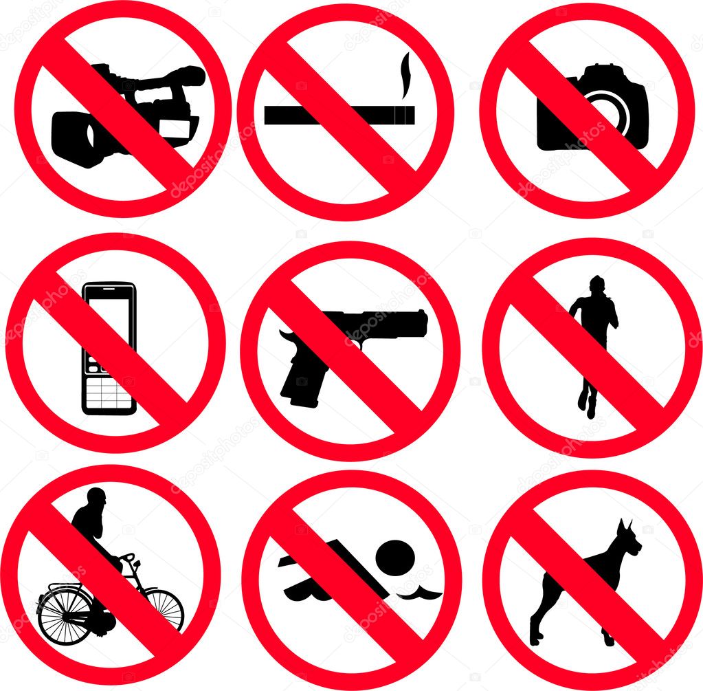 Prohibit sign — Stock Vector © bojanovic #2393870