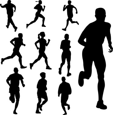 running clipart