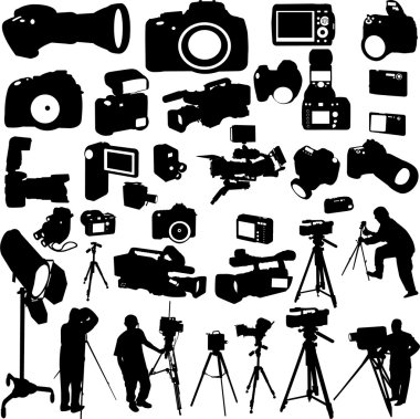 Cameras clipart