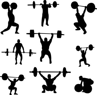 Weightlifters clipart