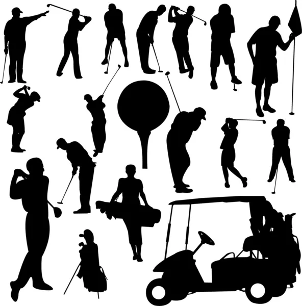 高尔夫球 — 图库矢量图片