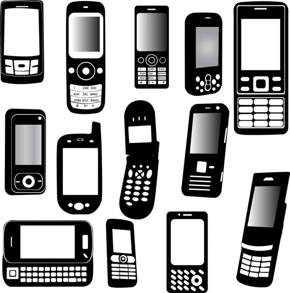 Mobilní telefon — Stockový vektor