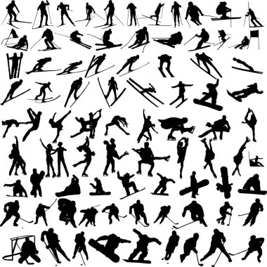 Winter sports clipart