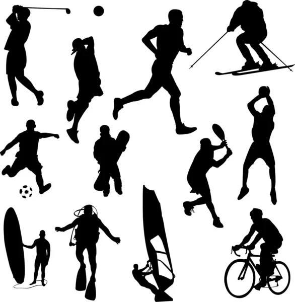 Deporte recreativo — Archivo Imágenes Vectoriales