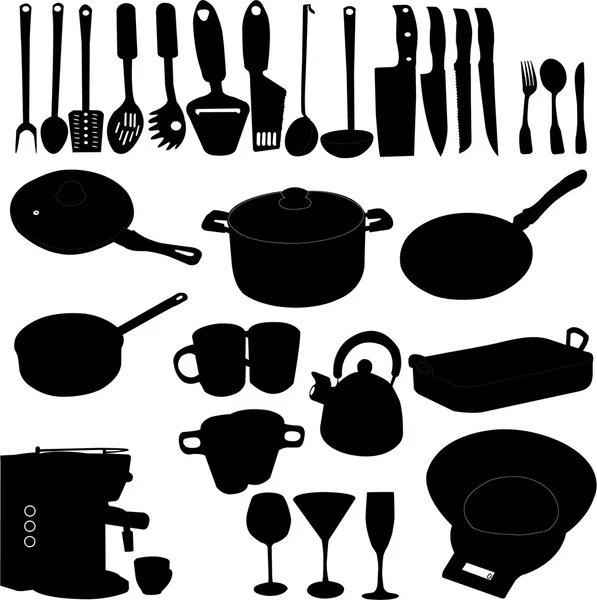 Kuchyňské nástroje — Stockový vektor