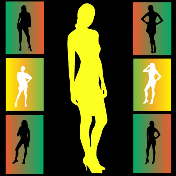 stock vector Woman