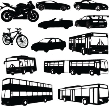 Traveling vehicle clipart