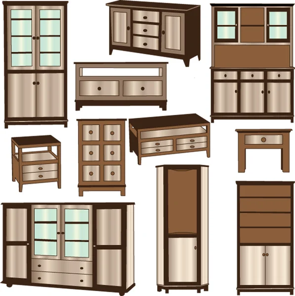 Dressers — Stockový vektor