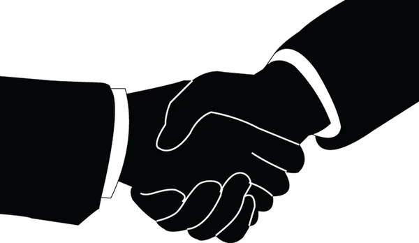 Biznesowy uścisk dłoni — Wektor stockowy