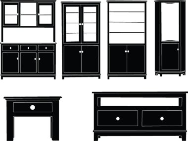 Dressers collection clipart