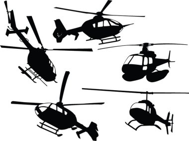 Helikopterler koleksiyonu