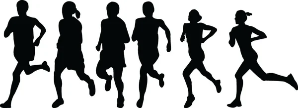 Τρέχοντας γυναικών συλλογή — Διανυσματικό Αρχείο