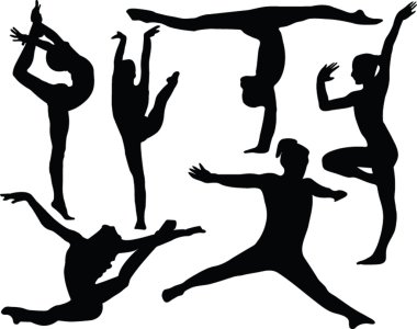 Gymnastics collection clipart