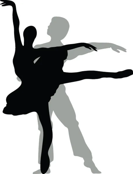 Balettdansare — Stock vektor