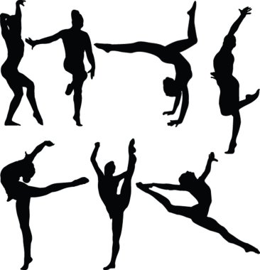 Gymnastics collection 2 clipart