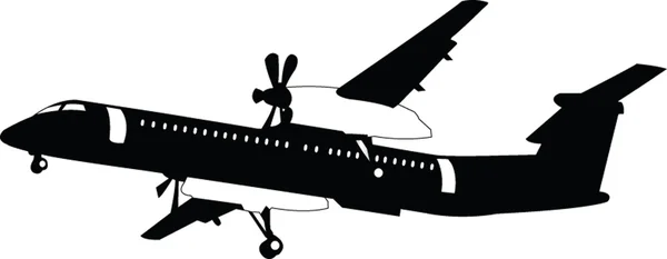 Flugzeug — Stockvektor