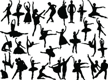 Big ballet collection clipart